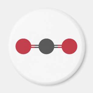 CO2 Molekylstruktur Magnet