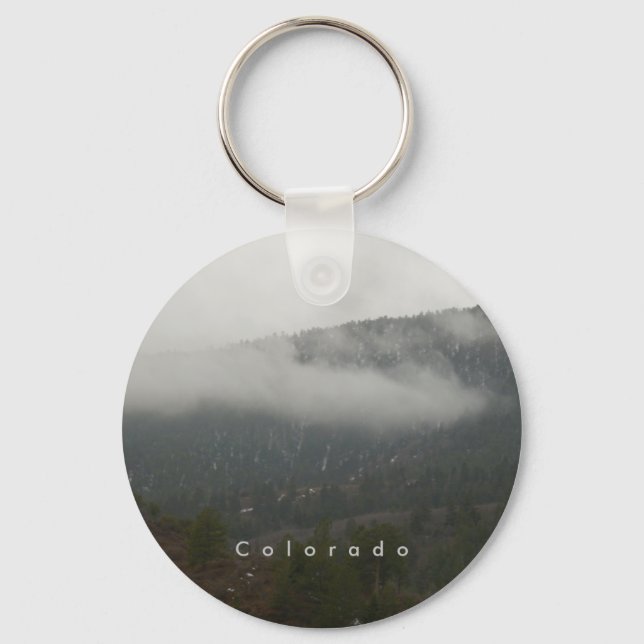 CO-berg i Clouds Keychain Nyckelring (Framsida)