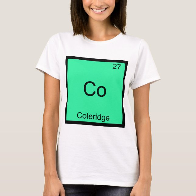 Co - Coleridge Rolig Kemitecken T-shirt (Framsida)