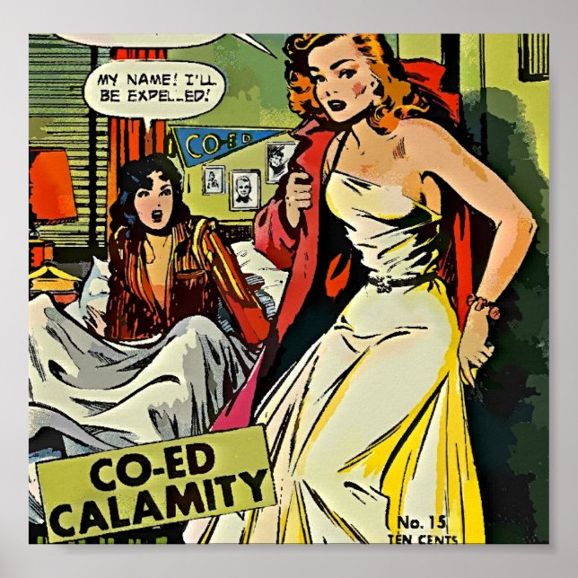 Co Ed Calamity Poster (Framsidan)
