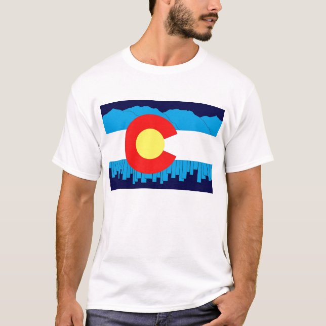 Co-flagga Tee Shirt (Framsida)