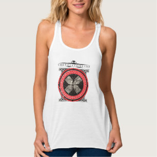 CO Fullt Ram Kvinnors Tank Linne Med Racerback