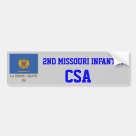 Co K 2:a MISSOURI INFANTRY Bildekal