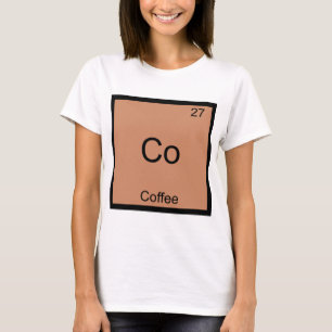 Co - Kaffekemi Inslag Symbol Funny Tee Shirt