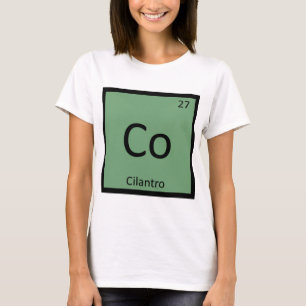 Co - Koriander Örtkemi Periodiska Systemet Symbol T Shirt