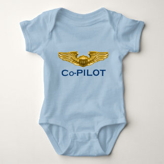Co-Pilot Baby Bodydress T Shirt