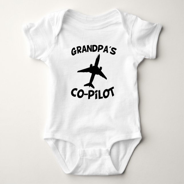 Co-Pilot- morfar T Shirt (Framsida)