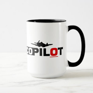 Co-Pilot-: Över natten flyg Mugg