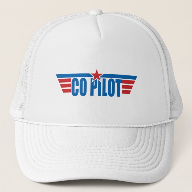 Co-Pilot Vingar Badge - Aviation Keps (Framsida)