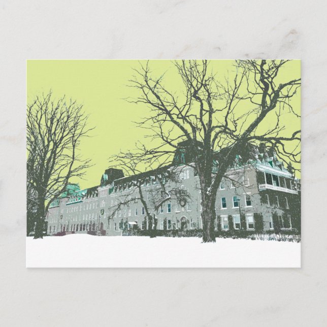 Cô te-des-Neiges Vykort (Framsida)