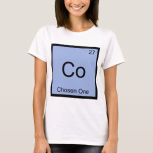 Co - Utvald Rolig Kemiskt Elementsymbol T-Shirt