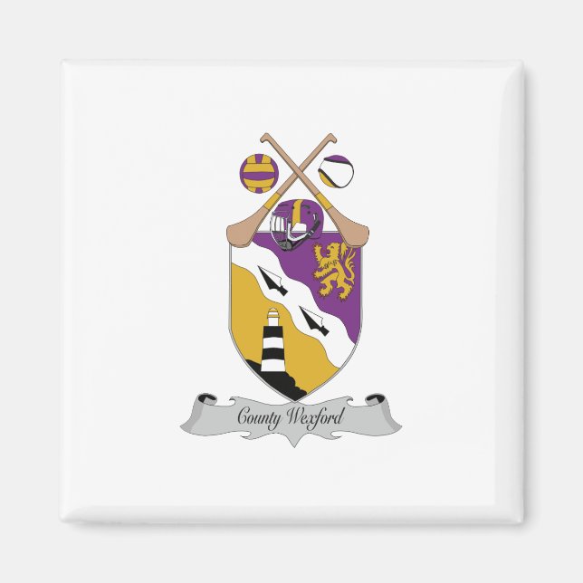 Co. Wexford känner ditt land, vet ditt team Magnet (Framsidan)