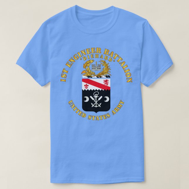 COA 1:a Ingenjör-bataljonen Diehard T Shirt (Design framsida)