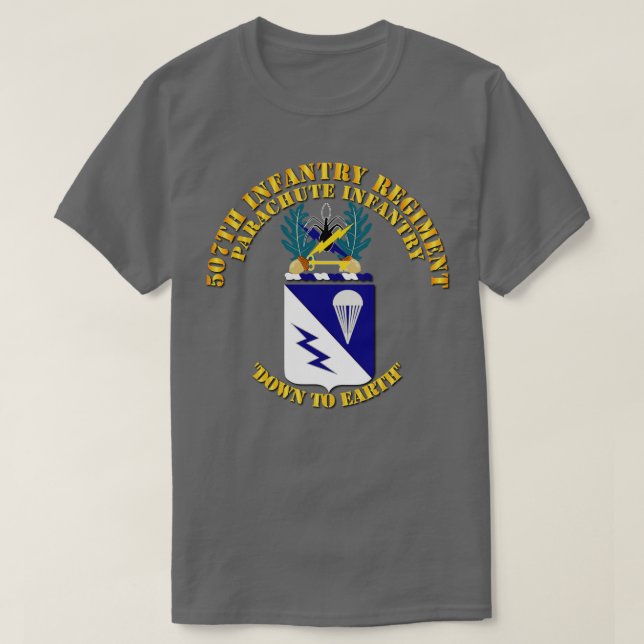 COA 507:e infanteriregim T Shirt (Design framsida)