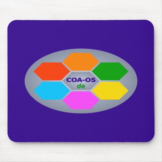 COA-OSde desktop ergonomic Mousepad Musmatta (Framsidan)