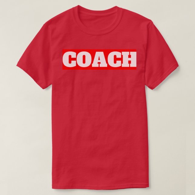 Coach 37 t shirt (Design framsida)