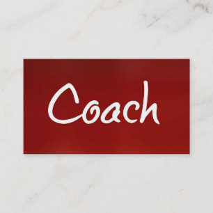 Coach Affärskort Visitkort