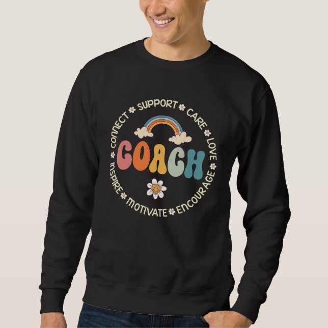Coach Appreciation Week Back to School Lång Ärmad Tröja (Framsida)