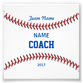 Coach Baseball Sport Fototryck