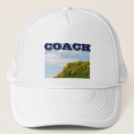 COACH Baseball sports hats for her Blue Sky Truckerkeps