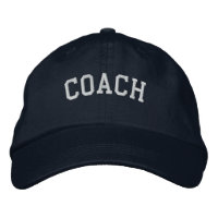 Coach Basic justerable Embroized Cap Navy