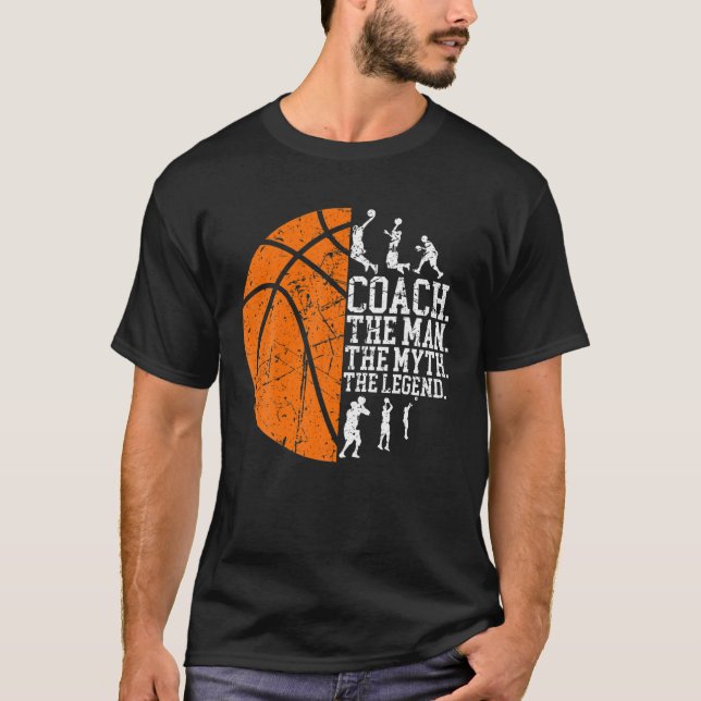 Coach Definition T Coach the För manar Basketball  Shirt (Framsida)