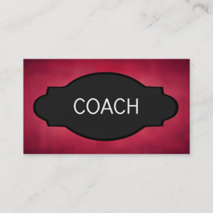Coach Elegant Namn Plate Visitkort