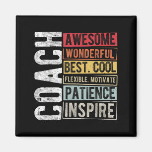 Coach Fantastisk Wonderful Best Coola Motivational Magnet