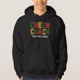 COACH FÖR EGET NAMNCHEER HOODIE
