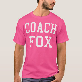 Coach FOX Custom Football Soccer Baseball Team T-S T Shirt