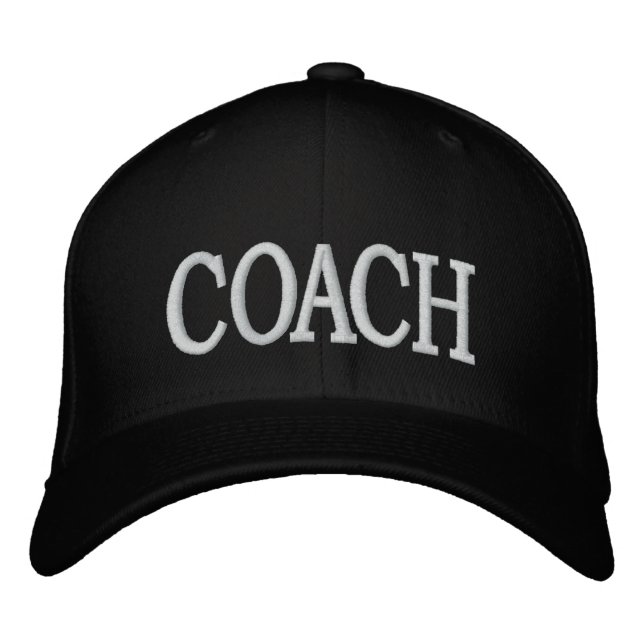 COACH Front and Back Hat Broderad Keps (Framsida)
