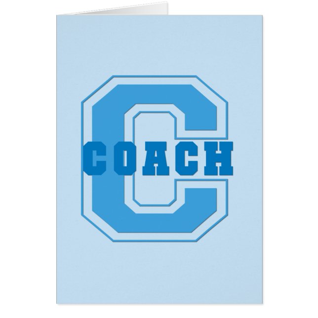 Coach Hälsningskort (Framsidan)