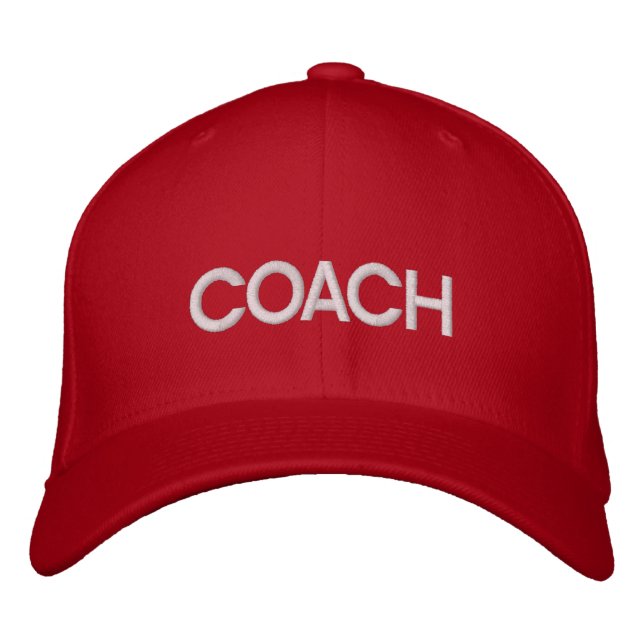 COACH hat Broderad Keps (Framsida)