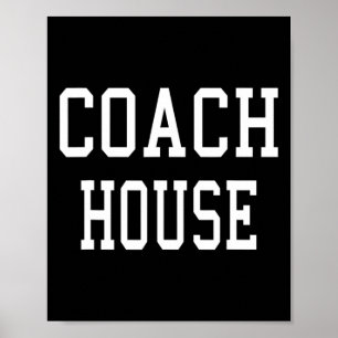 Coach House Anpassat Fotboll Fotbollslag Bysebyll Poster