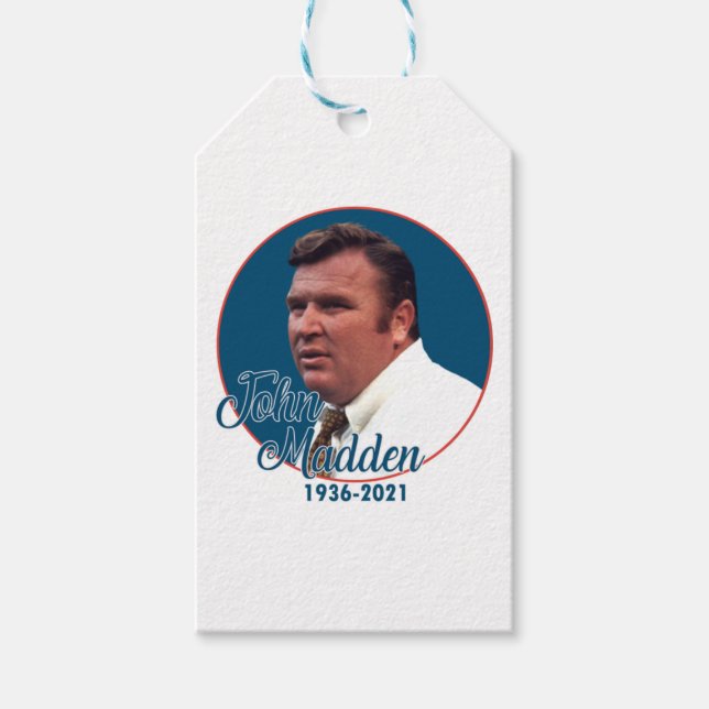 Coach John Madden Presentetikett (Framsidan)