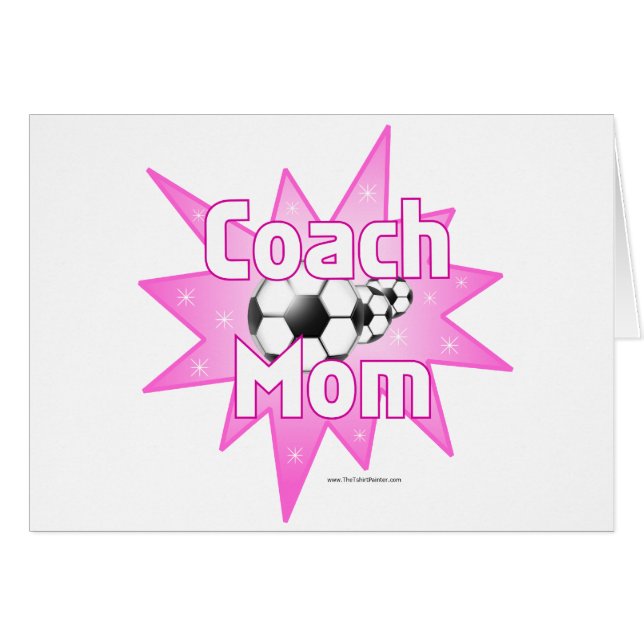 Coach Mamma Hälsningskort (Framsidan Horizontal)