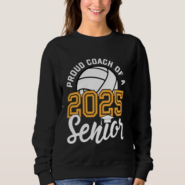 Coach of a Senior Volleyball Studenten klass 2 T Shirt (Framsida)