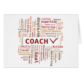 Coach Ord Cloud Orange Brown Färg Hälsningskort
