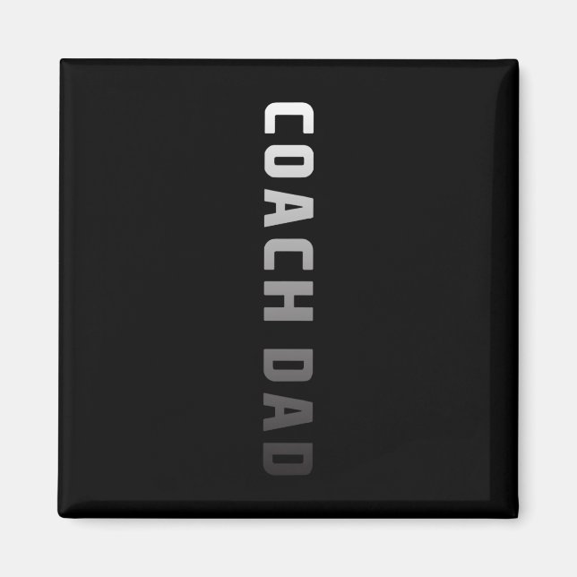 Coach Pappa Design - Fotbollsballen Coac Magnet (Framsidan)