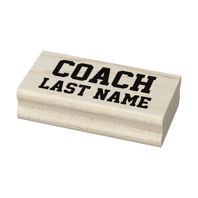 Coach Personligt Efternamn Stämpel (Stämpel)