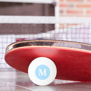 Coach Player Monogrammed Initial Bord Tennis Beer Pingisboll