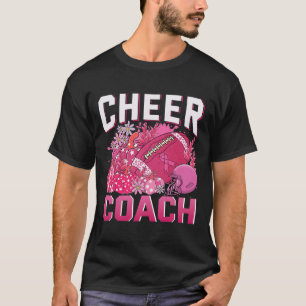 Coach Rosa Ribbon Football Breast Cancer Awareness T Shirt