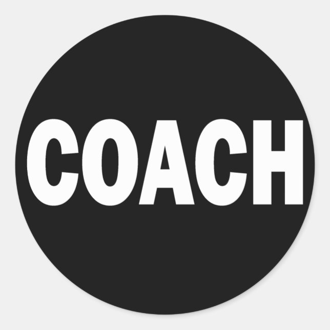 COACH RUNT KLISTERMÄRKE (Framsida)