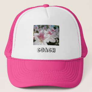 COACH sporthattar Rosa Vita Azaleablommor Keps