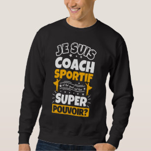 Coach Sportif Superhjälte Lång Ärmad Tröja