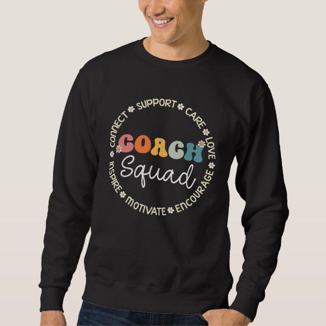 Coach Squad Appreciation Week Back to School Lång Ärmad Tröja (Framsida)