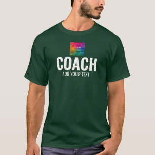 Coach Trainer Dubbla Side Print Manar Forest Grönt T Shirt