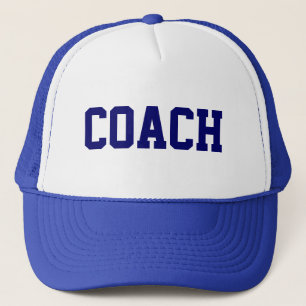 COACH Trucker Hat {Royal Blue} Truckerkeps
