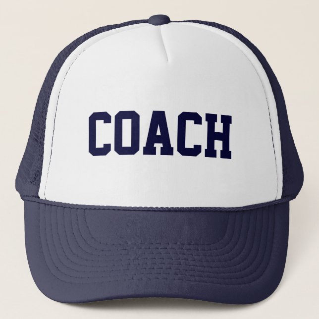 COACH-Truckerkeps {Navy Blue} Truckerkeps (Framsida)