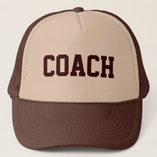 COACH-Truckerkeps {Tan & Brown} Truckerkeps